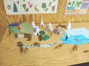 Native American environment created by students!